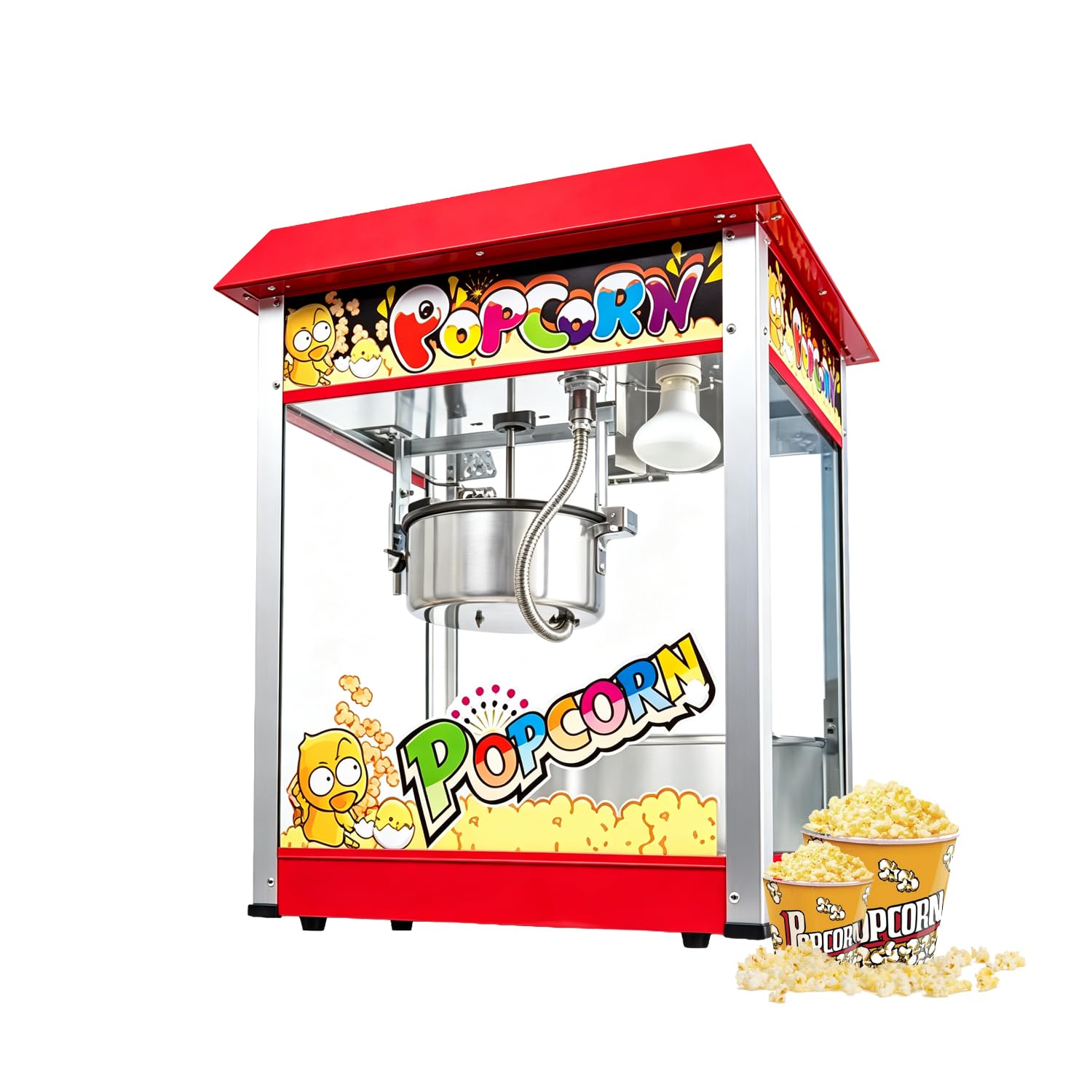 新品 未使用 業務用 ポップコーンマシン ポップコーンメーカー 直接引き取り限定 Amazon.co.jp: Kurflo ポップコーンメーカー 電気ポップコーンマシン